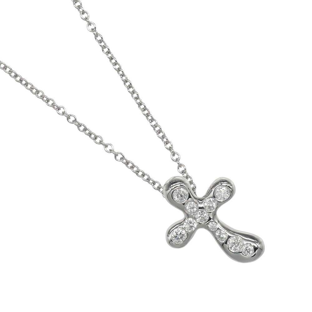 TIFFANY Silver Diamond Necklace